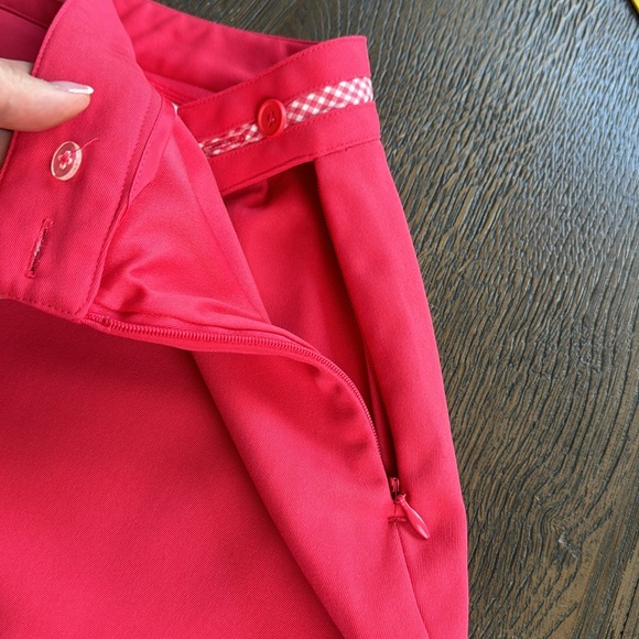 EV PRO™️ Size 4 'THE SAVOY' Hot Pink Side Zip Golf Skort - Picture 7 of 15